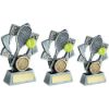 Picture of Pew|gold|yellow Tennis Star Spiral (1in Centre) - 5.75in