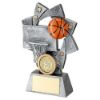 Picture of Pew|gold|orange Basketball Star Spiral (1in Centre) - 4.25in