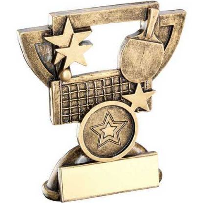 Picture of Brz|gold Table Tennis Mini Cup (1in Cen) - 4.25in