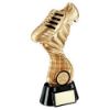 Picture of Gold|black Football Boot On Twisted Net (1in Centre) - 8in