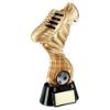 Picture of Gold|black Football Boot On Twisted Net (1in Centre) - 8in