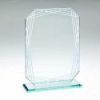Picture of Jade Glass Rectangle + Silver Lined Edges (4mm Thick) - 8.25in
