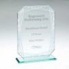Picture of Jade Glass Rectangle + Silver Lined Edges (4mm Thick) - 8.25in