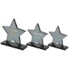 Picture of Smoked Black Glass Star Plaque (10mm Thick) - 5.25in