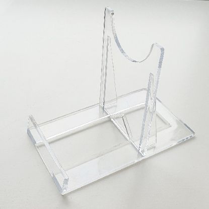 Picture of Two Piece Clear Plastic Stand
