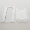 Picture of Two Piece Clear Plastic Stand - 4.25 X 5.25in