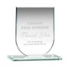 Picture of Jade Glass Shield Plaque (6mm Thick) - 5.25in