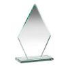 Picture of Jade Glass Tall Diamond Plaque (10mm Thick) - 9in