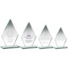 Picture of Jade Glass Tall Diamond Plaque (10mm Thick) - 9in