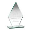 Picture of Jade Glass Tall Diamond Plaque (10mm Thick) - 9in