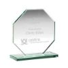 Picture of Jade Glass Octagon Plaque (10mm Thickness) - 4.5in