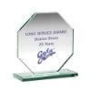 Picture of Jade Glass Octagon Plaque (10mm Thickness) - 4.5in